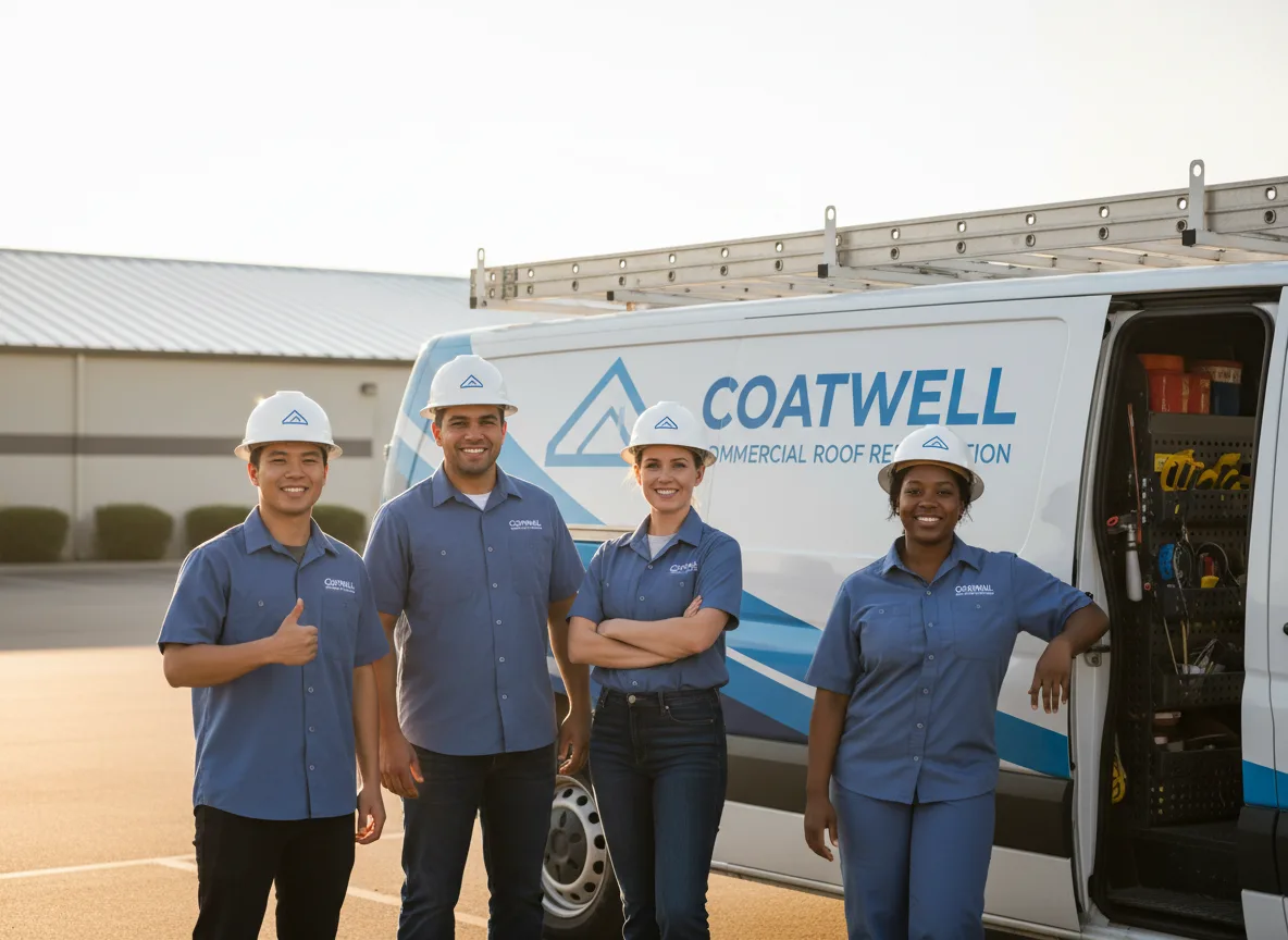 Commercial roof coating company in Van Alstyne, TX